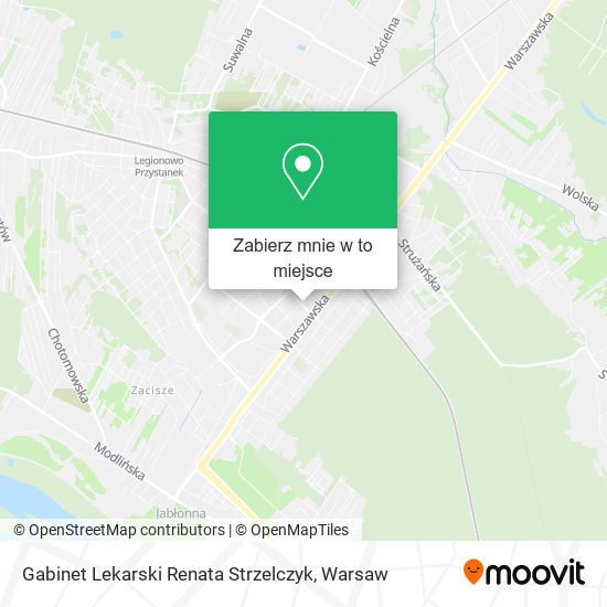 Mapa Gabinet Lekarski Renata Strzelczyk