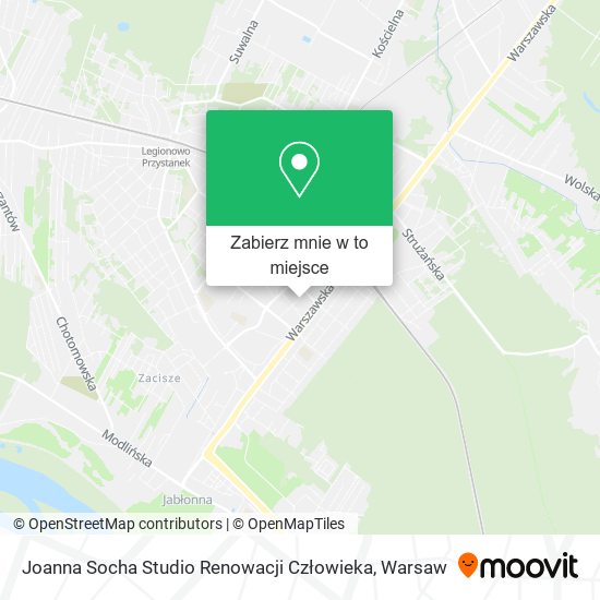 Mapa Joanna Socha Studio Renowacji Człowieka