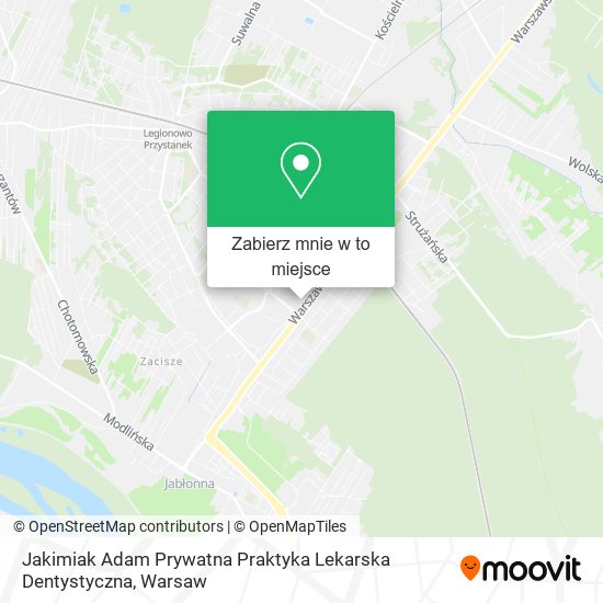 Mapa Jakimiak Adam Prywatna Praktyka Lekarska Dentystyczna