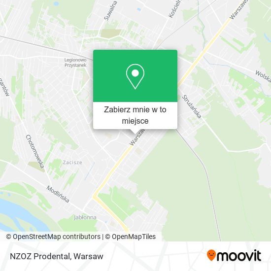 Mapa NZOZ Prodental