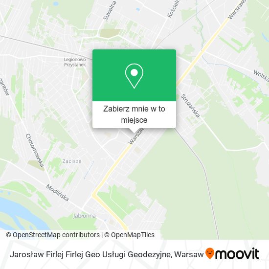 Mapa Jarosław Firlej Firlej Geo Usługi Geodezyjne