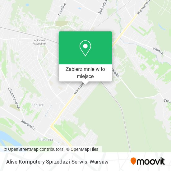 Mapa Alive Komputery Sprzedaz i Serwis