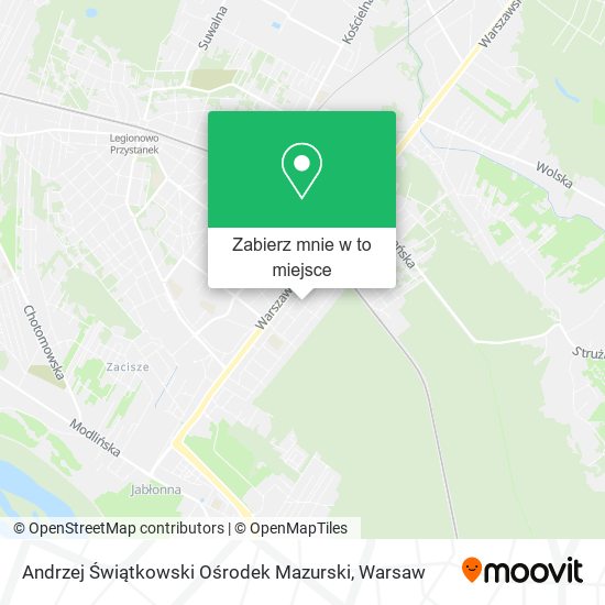 Mapa Andrzej Świątkowski Ośrodek Mazurski