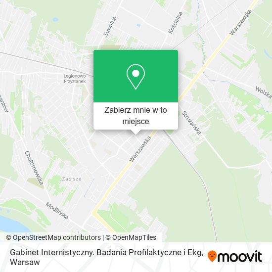 Mapa Gabinet Internistyczny. Badania Profilaktyczne i Ekg