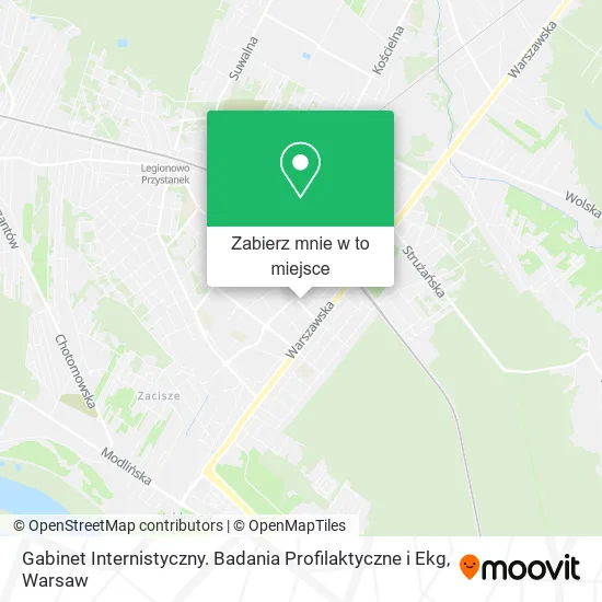 Mapa Gabinet Internistyczny. Badania Profilaktyczne i Ekg