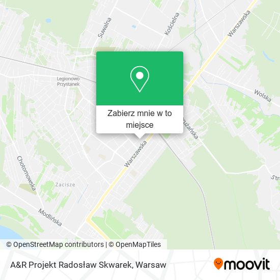 Mapa A&R Projekt Radosław Skwarek