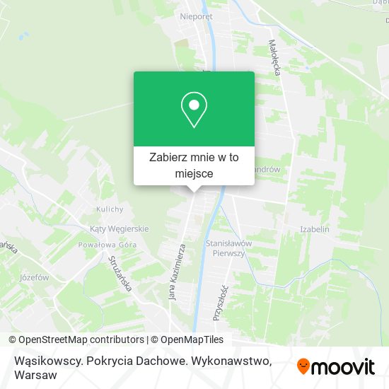 Mapa Wąsikowscy. Pokrycia Dachowe. Wykonawstwo