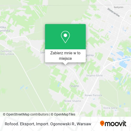 Mapa Rofood. Eksport, Import. Ogonowski R.