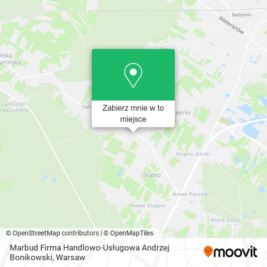 Mapa Marbud Firma Handlowo-Usługowa Andrzej Bonikowski