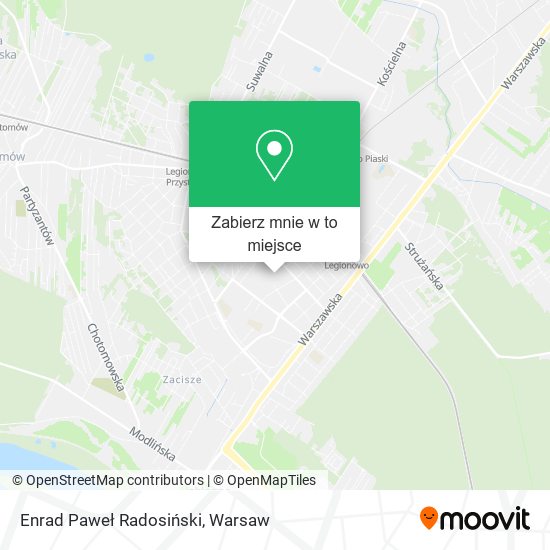 Mapa Enrad Paweł Radosiński