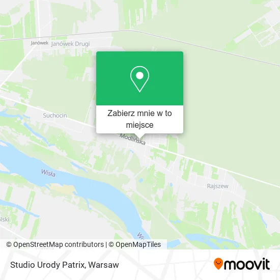 Mapa Studio Urody Patrix