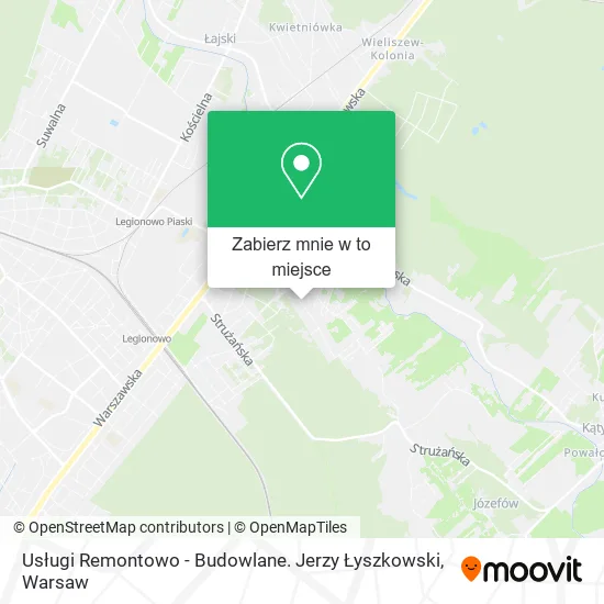 Mapa Usługi Remontowo - Budowlane. Jerzy Łyszkowski