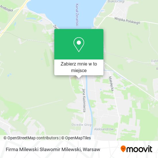 Mapa Firma Milewski Sławomir Milewski