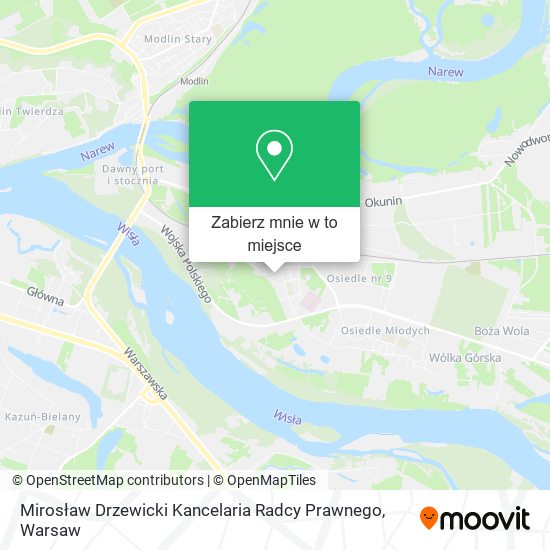 Mapa Mirosław Drzewicki Kancelaria Radcy Prawnego