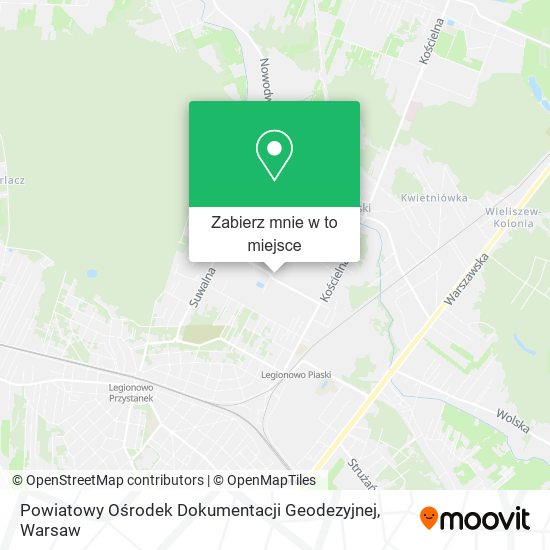 Mapa Powiatowy Ośrodek Dokumentacji Geodezyjnej