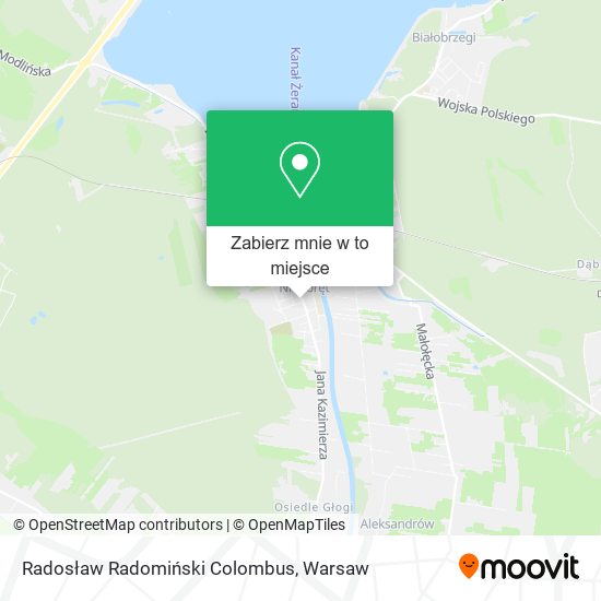 Mapa Radosław Radomiński Colombus