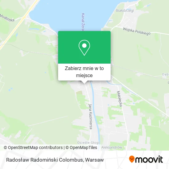 Mapa Radosław Radomiński Colombus