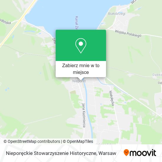 Mapa Nieporęckie Stowarzyszenie Historyczne