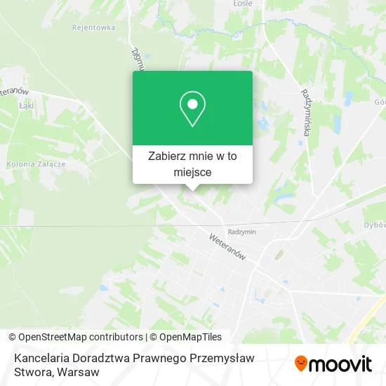 Mapa Kancelaria Doradztwa Prawnego Przemysław Stwora