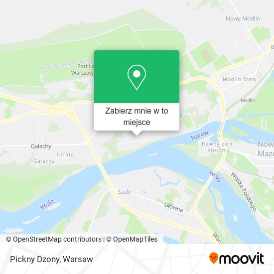 Mapa Pickny Dzony