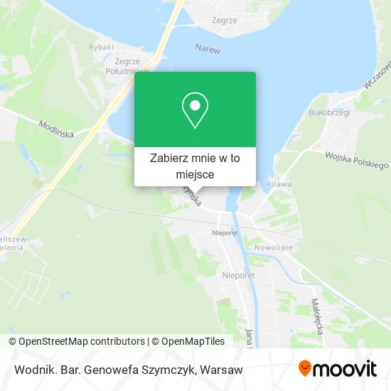 Mapa Wodnik. Bar. Genowefa Szymczyk