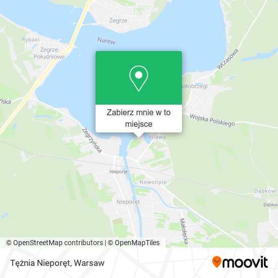 Mapa Tężnia Nieporęt