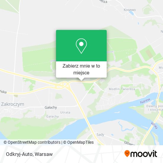 Mapa Odkryj-Auto