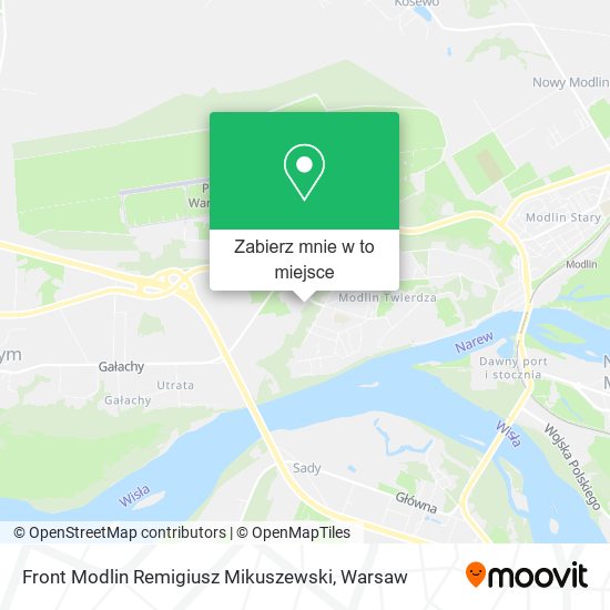 Mapa Front Modlin Remigiusz Mikuszewski