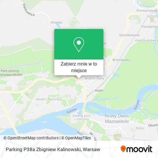 Mapa Parking P38a Zbigniew Kalinowski