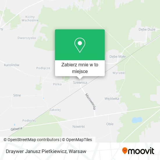 Mapa Draywer Janusz Pietkiewicz