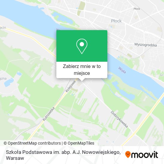 Mapa Szkoła Podstawowa im. abp. A.J. Nowowiejskiego