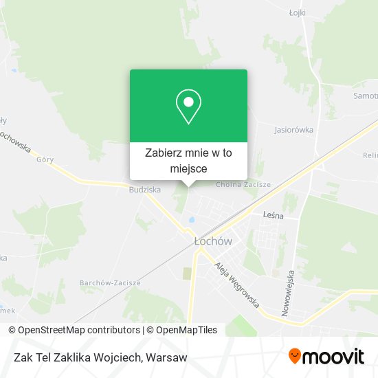 Mapa Zak Tel Zaklika Wojciech