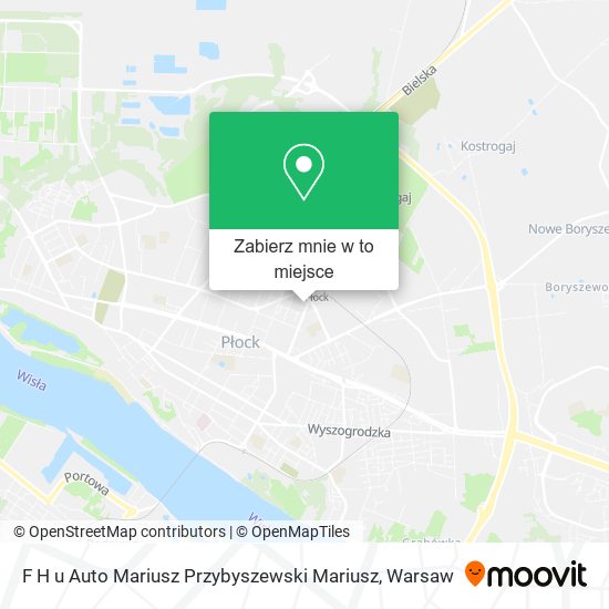 Mapa F H u Auto Mariusz Przybyszewski Mariusz