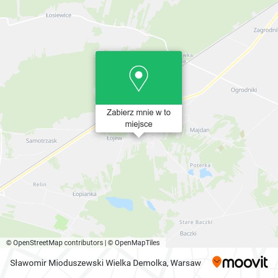 Mapa Sławomir Mioduszewski Wielka Demolka