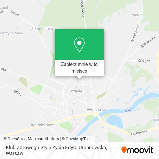 Mapa Klub Zdrowego Stylu Życia Edyta Urbanowska