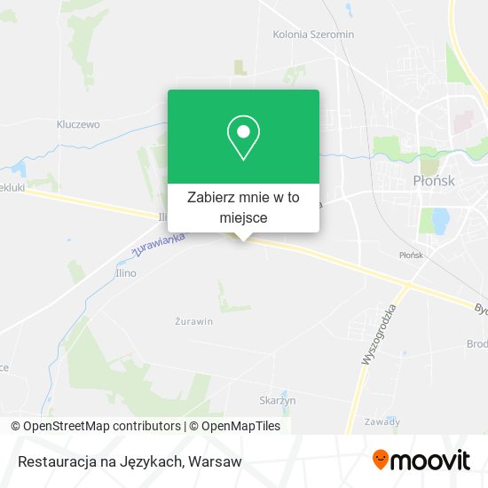 Mapa Restauracja na Językach