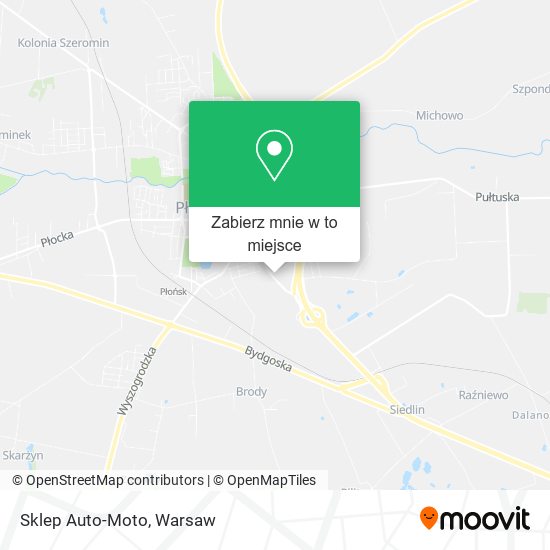 Mapa Sklep Auto-Moto