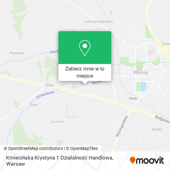 Mapa Kmiecińska Krystyna 1 Działalność Handlowa