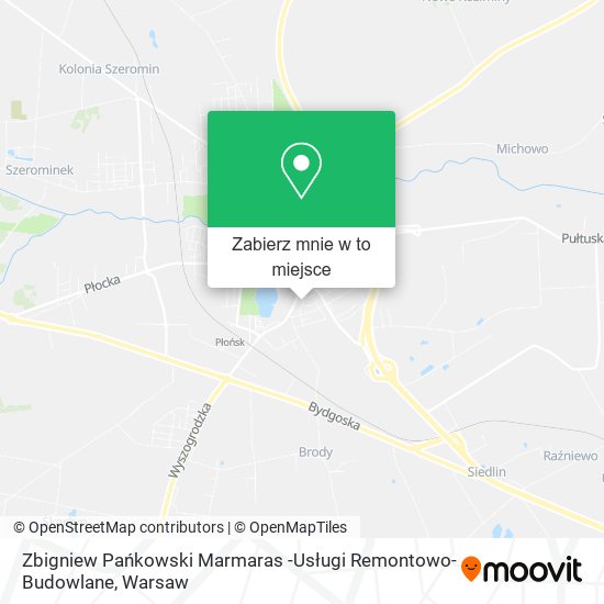 Mapa Zbigniew Pańkowski Marmaras -Usługi Remontowo-Budowlane