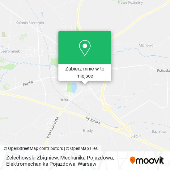 Mapa Żelechowski Zbigniew. Mechanika Pojazdowa, Elektromechanika Pojazdowa