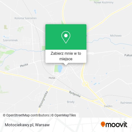 Mapa Motociekawy.pl