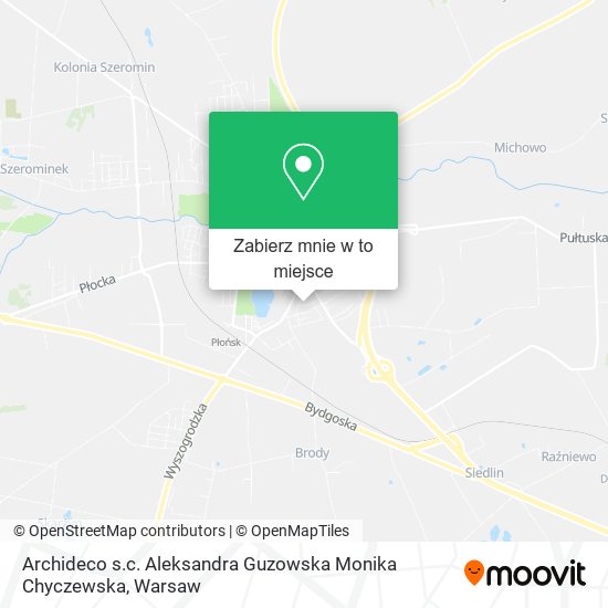 Mapa Archideco s.c. Aleksandra Guzowska Monika Chyczewska