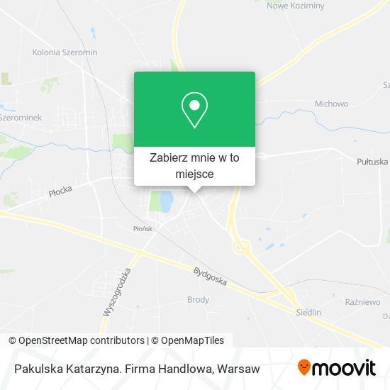 Mapa Pakulska Katarzyna. Firma Handlowa