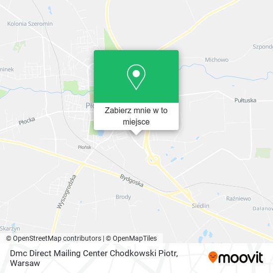 Mapa Dmc Direct Mailing Center Chodkowski Piotr