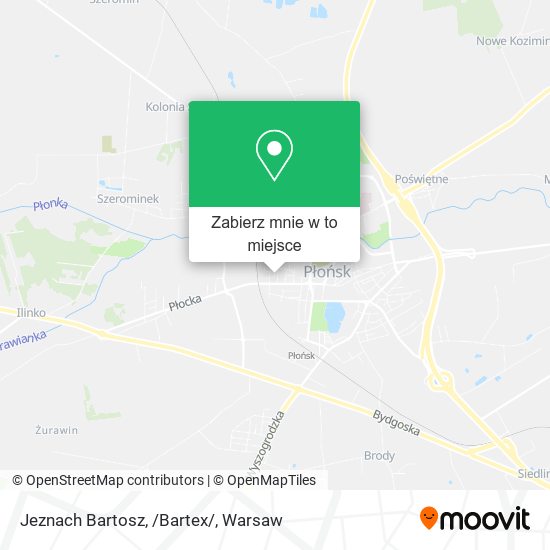 Mapa Jeznach Bartosz, /Bartex/