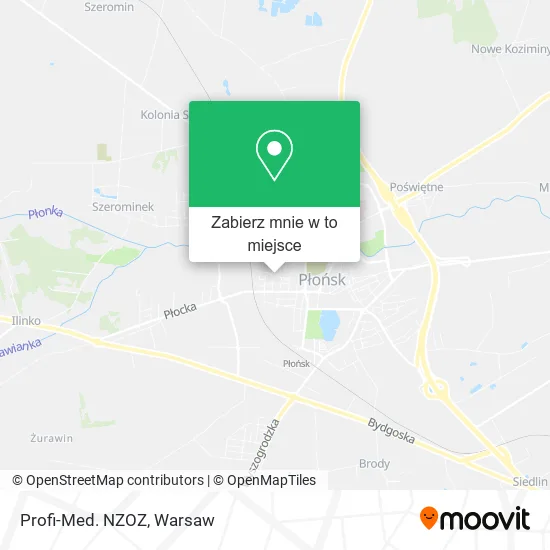 Mapa Profi-Med. NZOZ