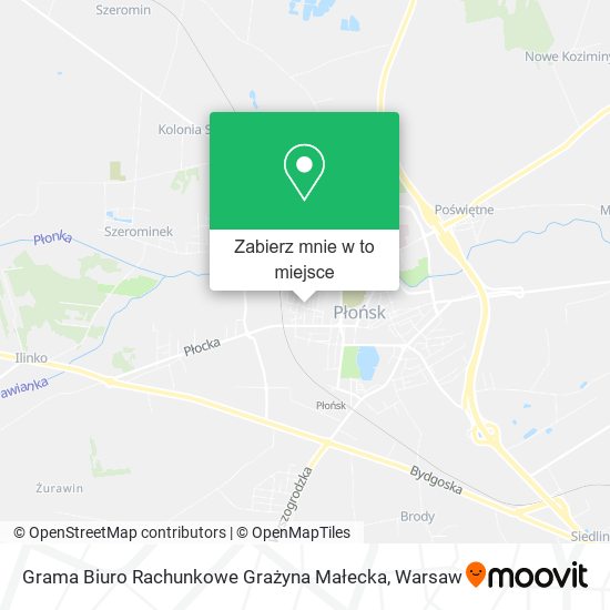 Mapa Grama Biuro Rachunkowe Grażyna Małecka