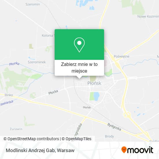 Mapa Modlinski Andrzej Gab