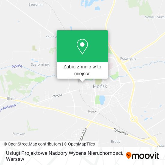 Mapa Uslugi Projektowe Nadzory Wycena Nieruchomosci