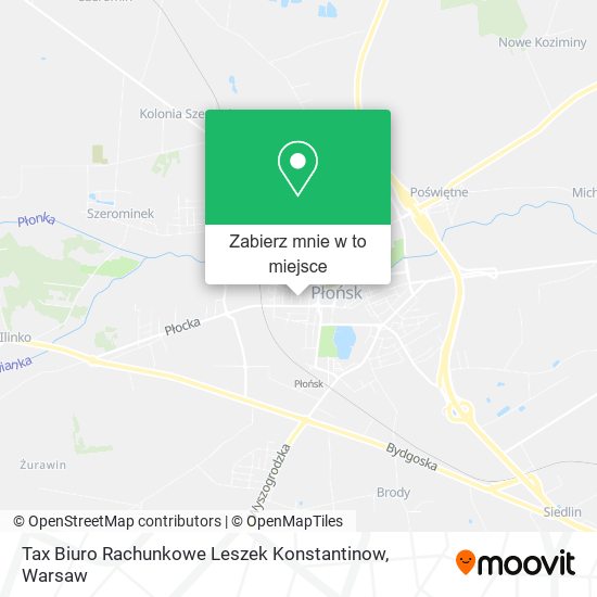 Mapa Tax Biuro Rachunkowe Leszek Konstantinow